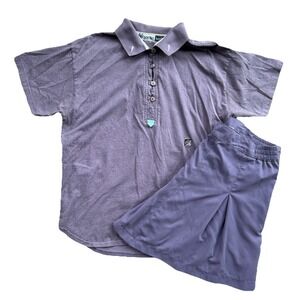 Jamie Sadock Purple Outfit Shirt Size Medium & Skirt Size 12 Tennis Pickle Ball